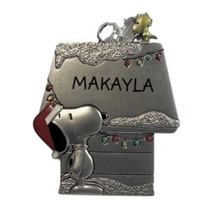 MAKAYLA Snoopy and Woodstock Ornament Hallmark